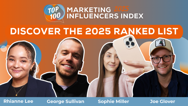 Top 100 Marketing Influencers — 2025 Ranked List
