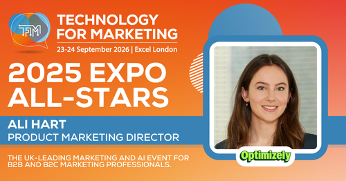 Meet Our Exhibitors: Ali Hart, Optimizely,