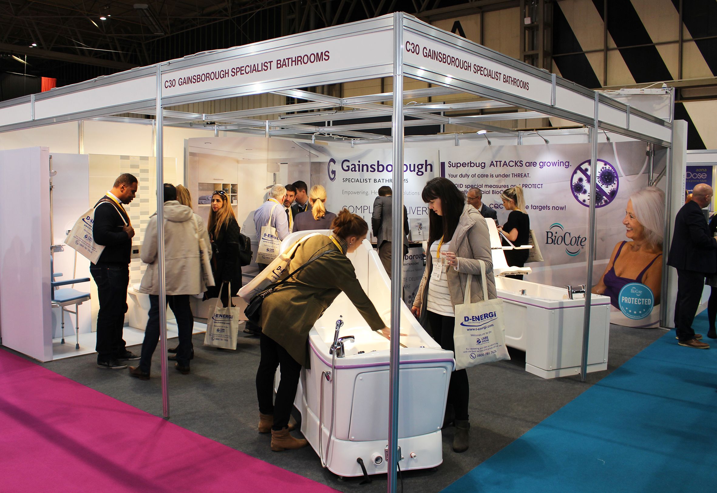 Gainsborough Specialist Bathrooms to deliver unparalleled holistic showcase at Care Show 2021