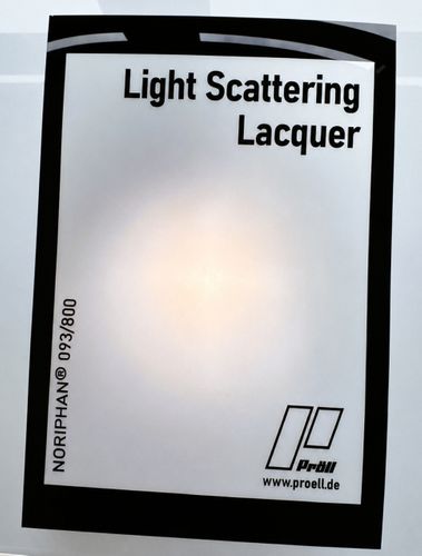 NORIPHAN® HTR N 093/800 – Light Scattering Lacquer – white transparent