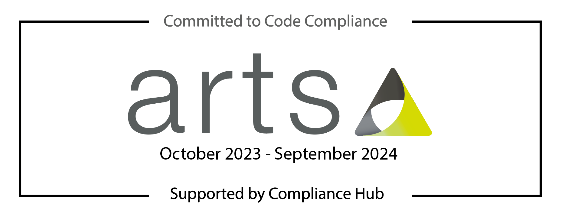 Compliance logo from 2023-2024