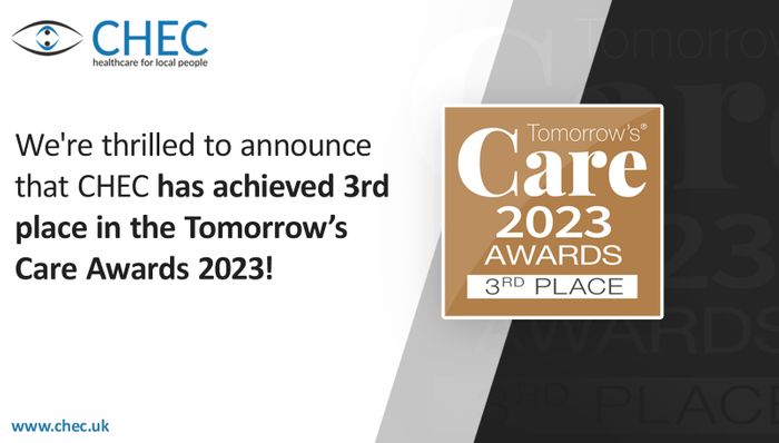 CHEC honoured in Tomorrow’s Care Awards 2023