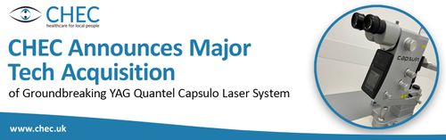 CHEC announces major tech acquisition of groudbreaking YAG Quantel Capsulo Laser System