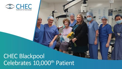 CHEC Blackpool celebrates World Sight Day with 10,000th patient