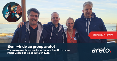 Die areto Gruppe hat ein neues Mitglied: Passio Consulting wird eine areto company.