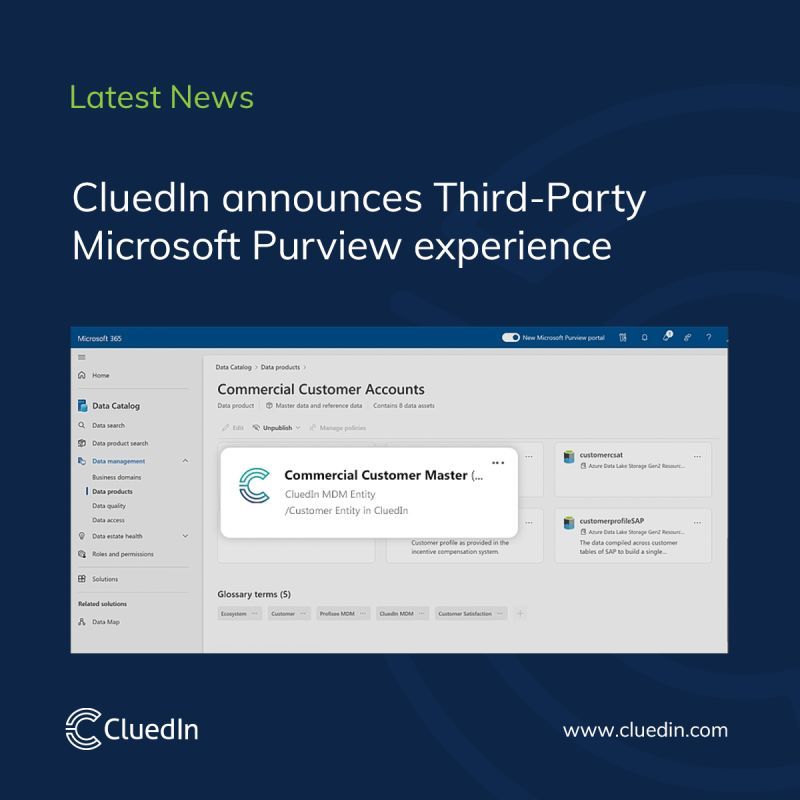CluedIn announces third-party Microsoft Purview experience