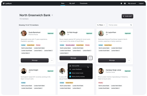 Multidisciplinary Staff Bank