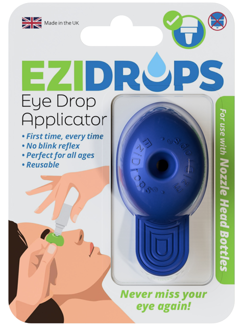 EziDrops EYE Drop Applicators - Available on Prescription from 1st November 2026