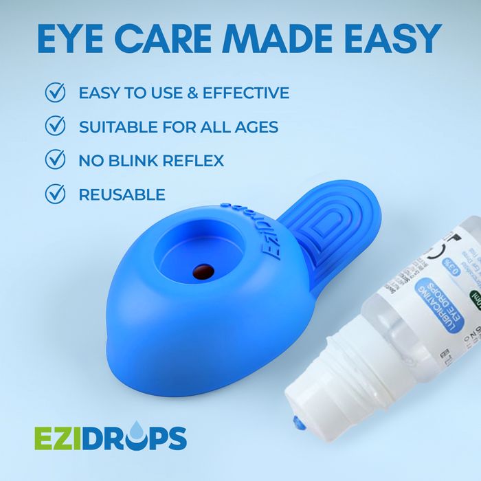 EziDrops Eye Drop Applicator - Wide-Head Available on Prescription from 1st November 2026