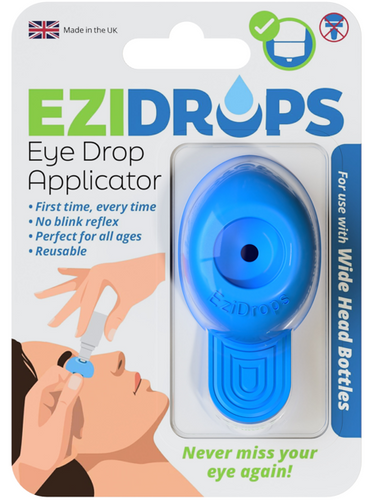 EziDrops Eye Drop Applicator - Wide-Head Available on Prescription from 1st November 2026
