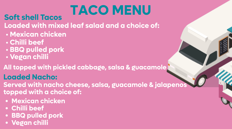Taco Menu