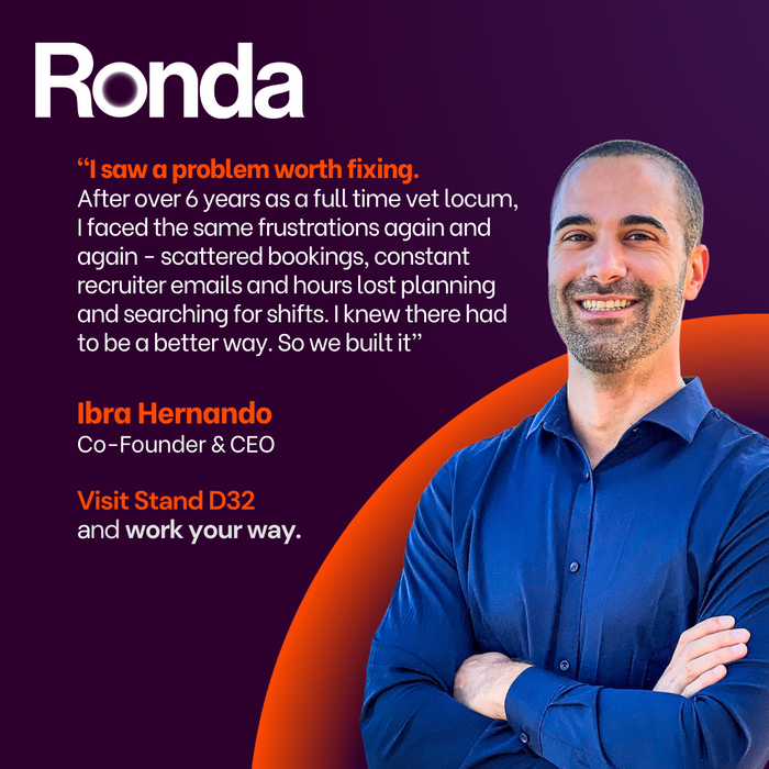 Ronda Launches at BVA Live: The Vet-Built Platform Transforming Locum Staffing