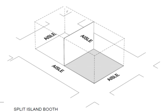 Peninsula - Split Island Booths