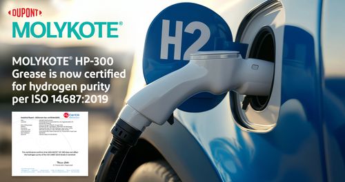 DuPont™ MOLYKOTE® HP-300 Grease Proven to Meet Strict Hydrogen Purity Standards
