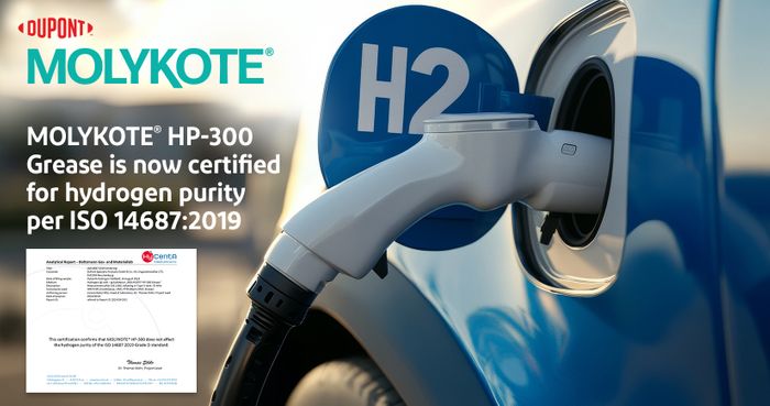 DuPont™ MOLYKOTE® HP-300 Grease Proven to Meet Strict Hydrogen Purity Standards