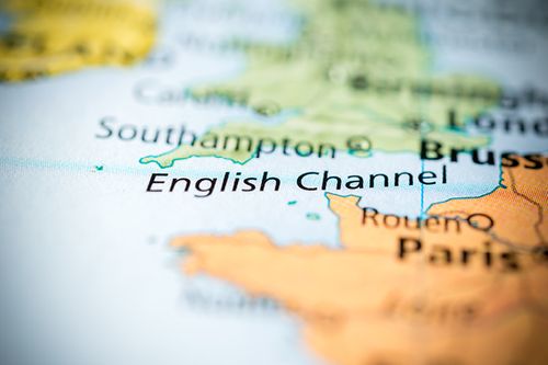 The English Channel has been opened up for carbon storage by the UK