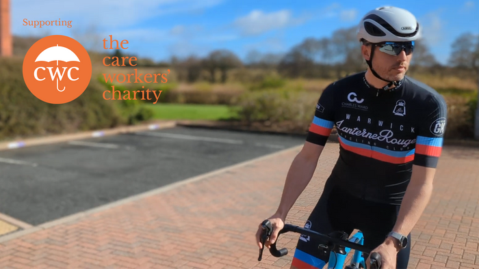 Care Show is sponsoring Unique IQ chief David Lynes on his 48-hour cycling challenge to support The Care Workers’ Charity