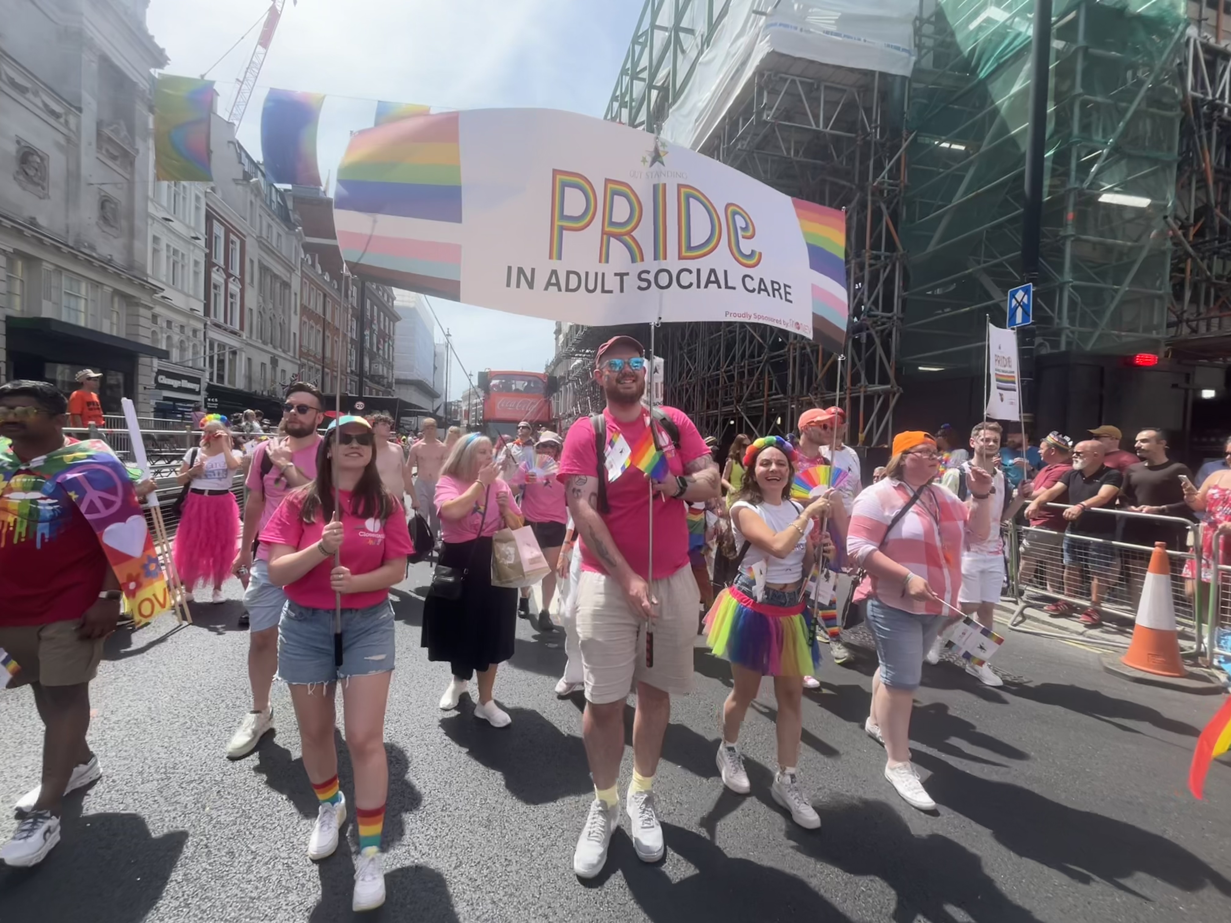 Celebrating diversity in social care at London Pride