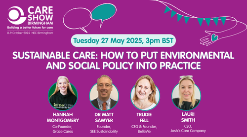 Sustainability in social care: key insights from our recent webinar