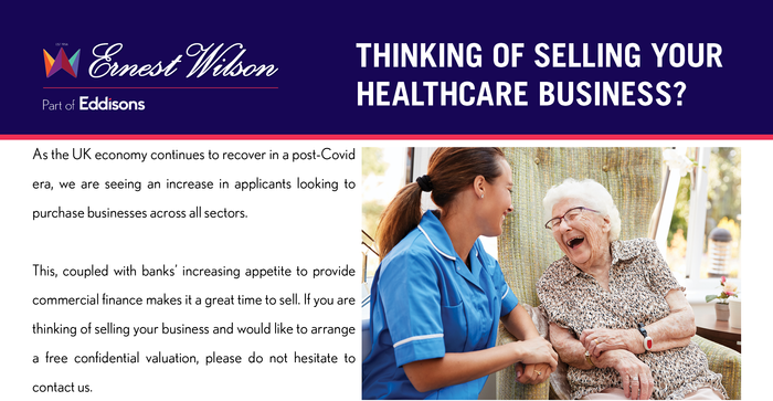 THINKING OF SELLING YOUR HEALTHCARE BUSINESS?