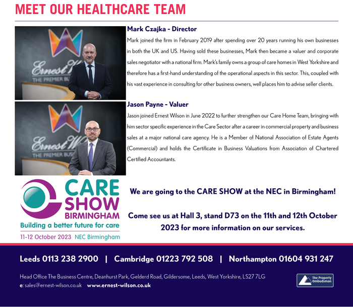 THINKING OF SELLING YOUR HEALTHCARE BUSINESS?
