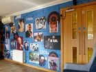 Timeline Mural Design for Cinema Room at Drayton Village Care Centre