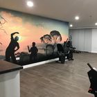 Bespoke Mural Design for Gym at Sutton Rose Care Home