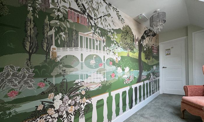 Celebrity Timeline Mural Design & Nature Mural Design - Adamscourt Retirement Home