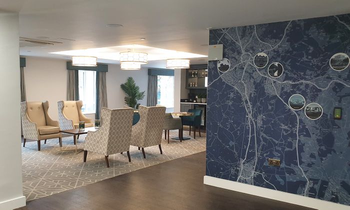 Bespoke Map Mural Design Creates a Talking Point