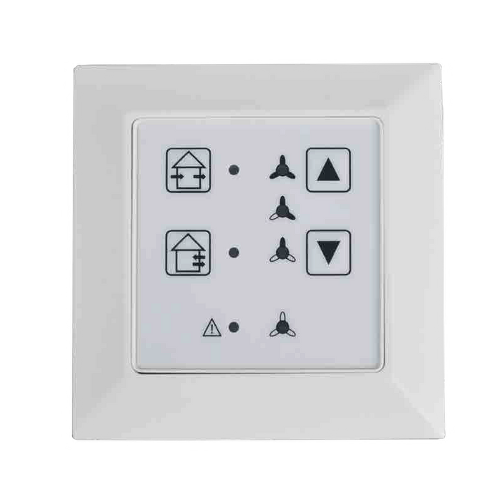 Decentralised ventilation units with full heat recovery and twin sensors