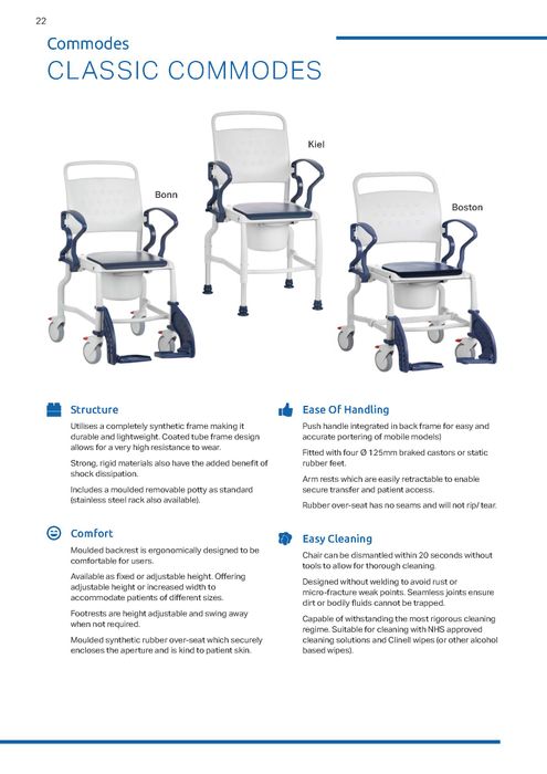 Rebotec UK Classic Commodes