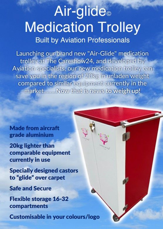 Air Glide Medication Trolley