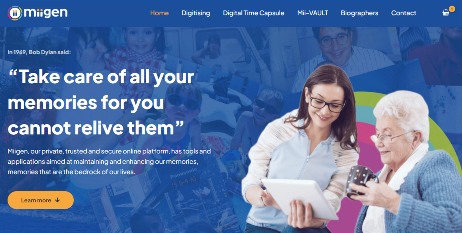 Miigen - Your Family Digital Time Capsule
