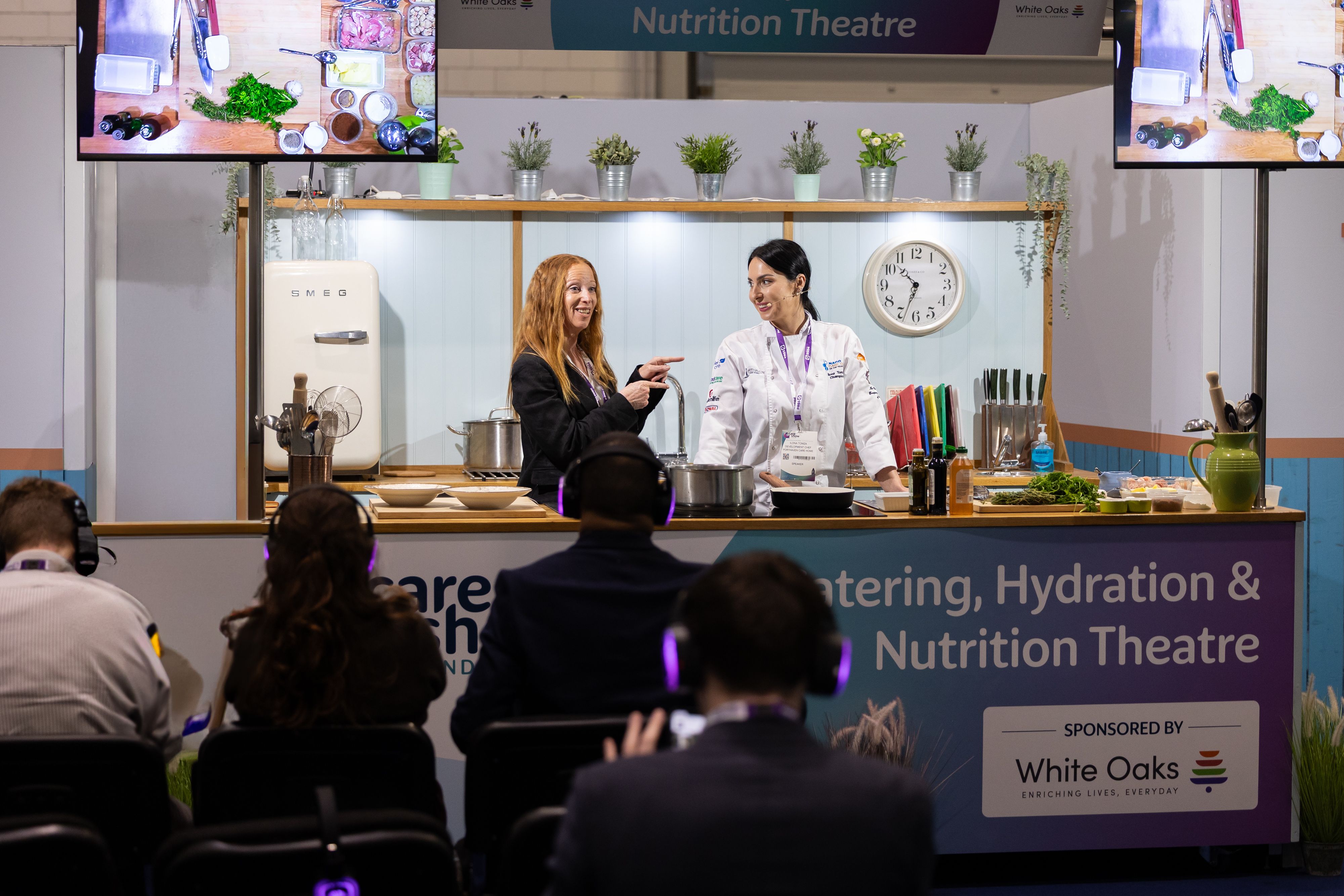 Witness live cooking demonstrations