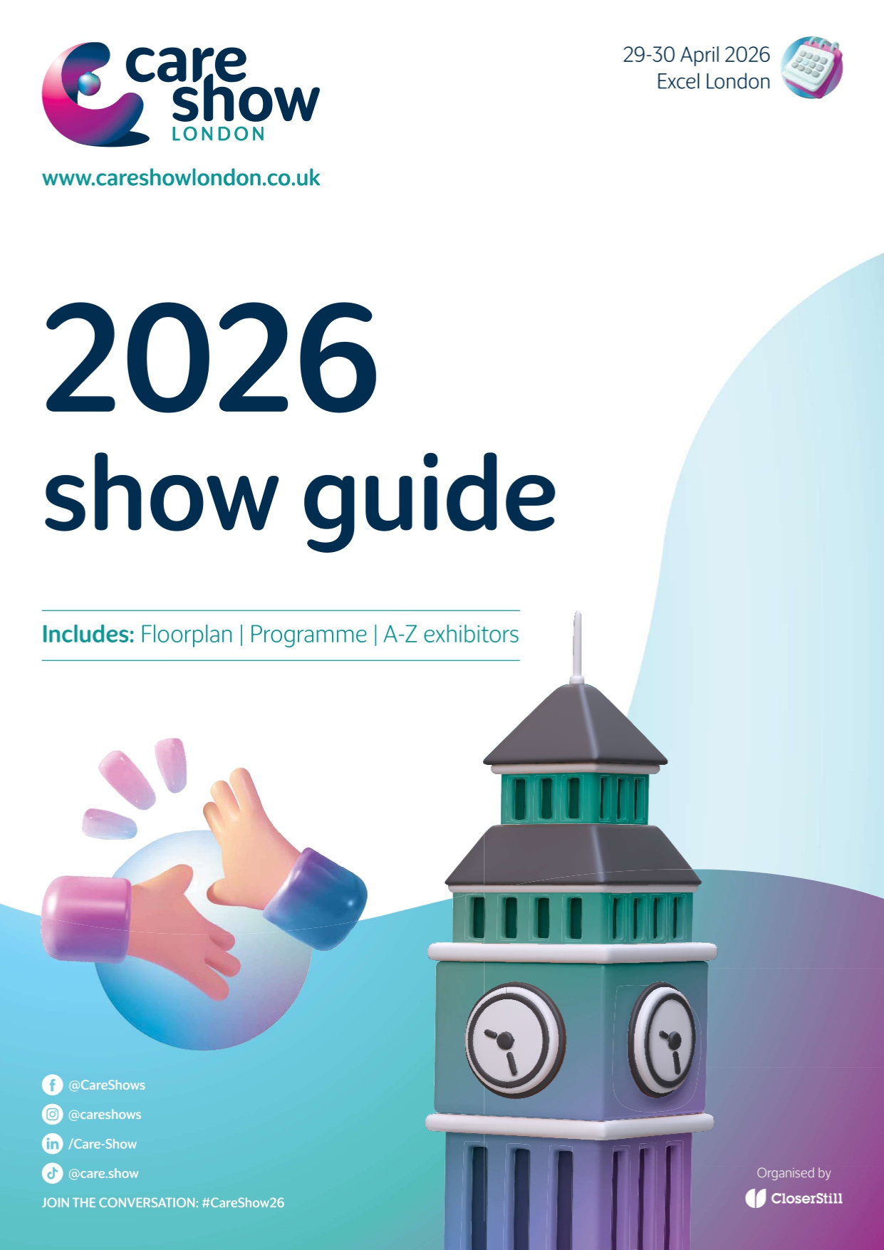 Care Show London 2025 show guide front page
