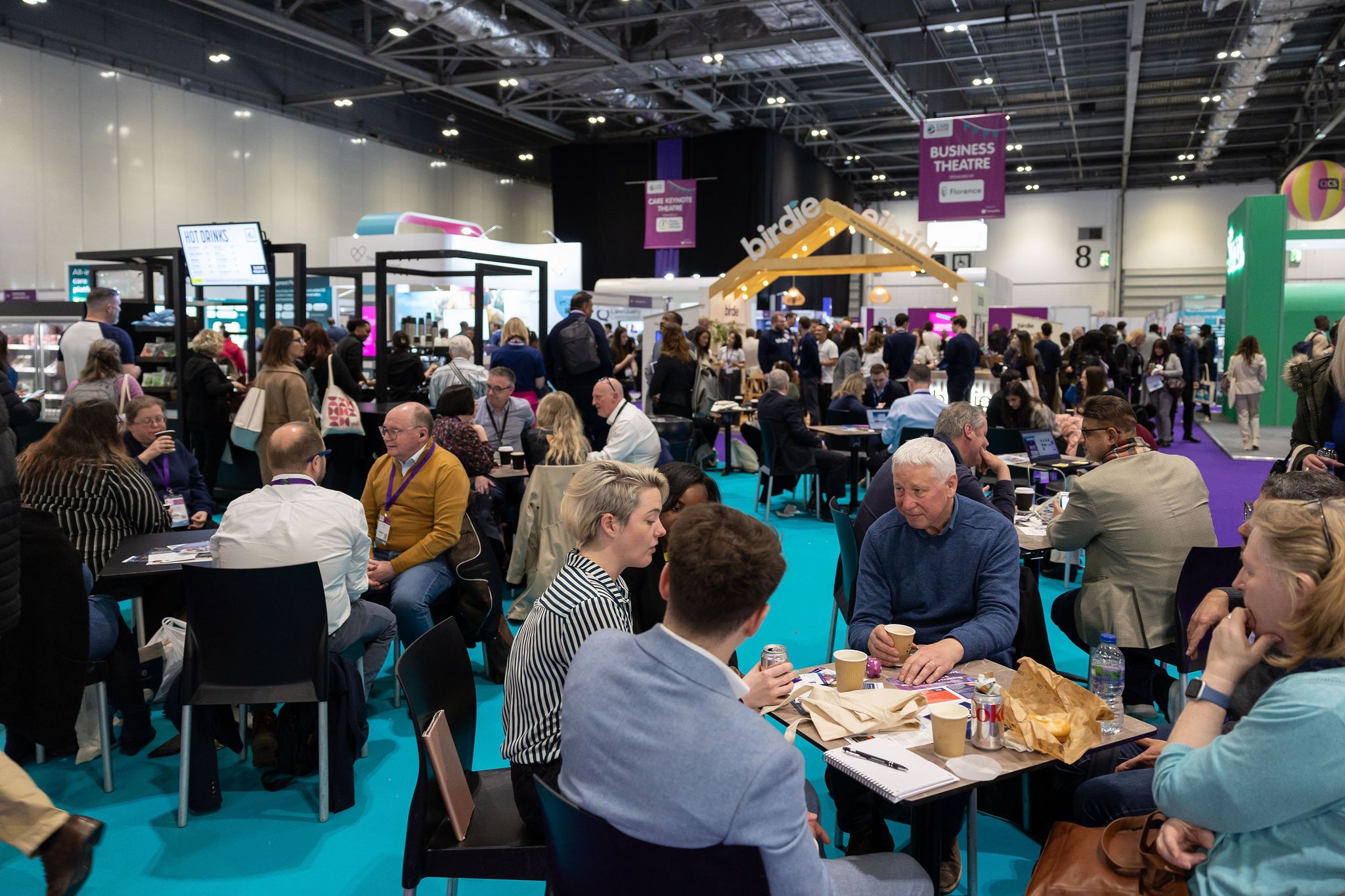 Groups of people networking