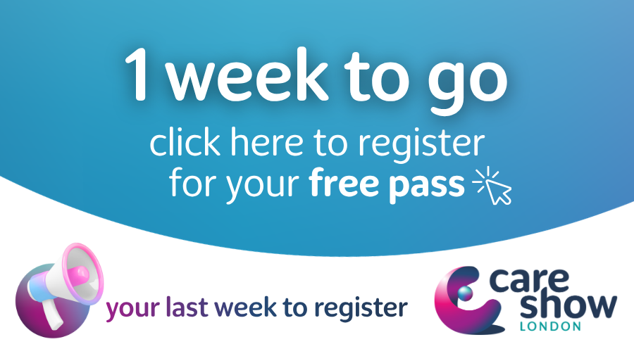 1 week to go until Care Show London 2026!