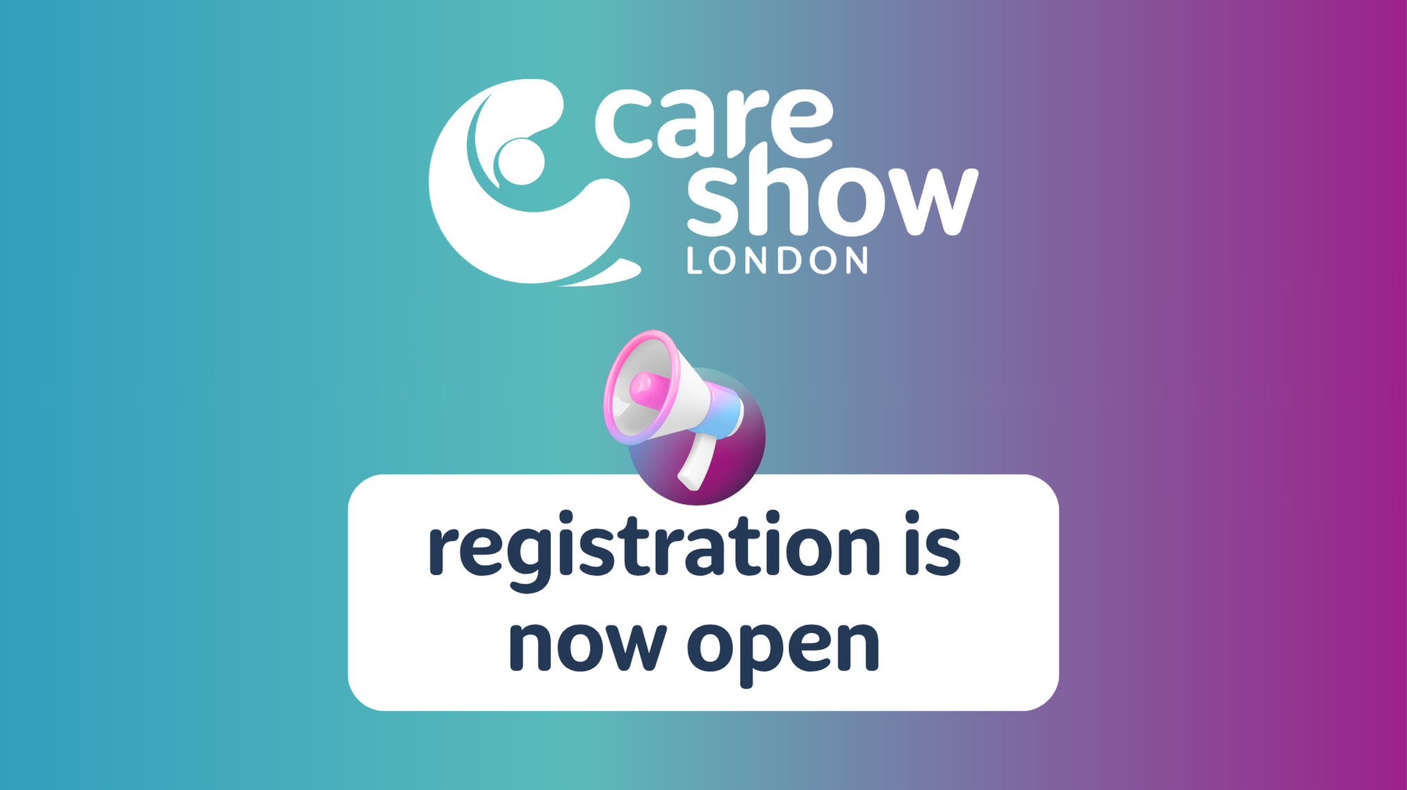 Register now for Care Show London 2026
