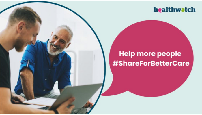 ‘Share for Better Care Week’ - sharing feedback to drive improvement in care quality