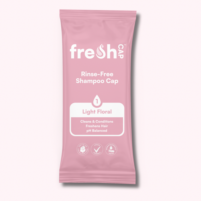 Light Floral Shampoo Cap