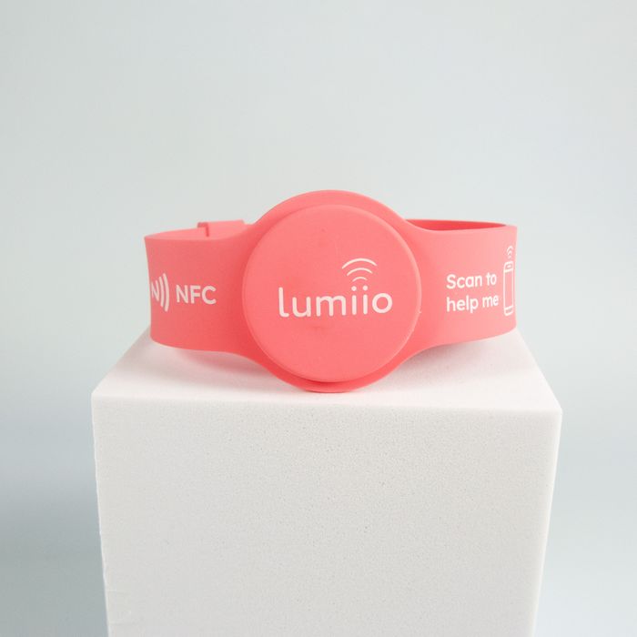 Soft Touch Wristband-  Pink Lumiio