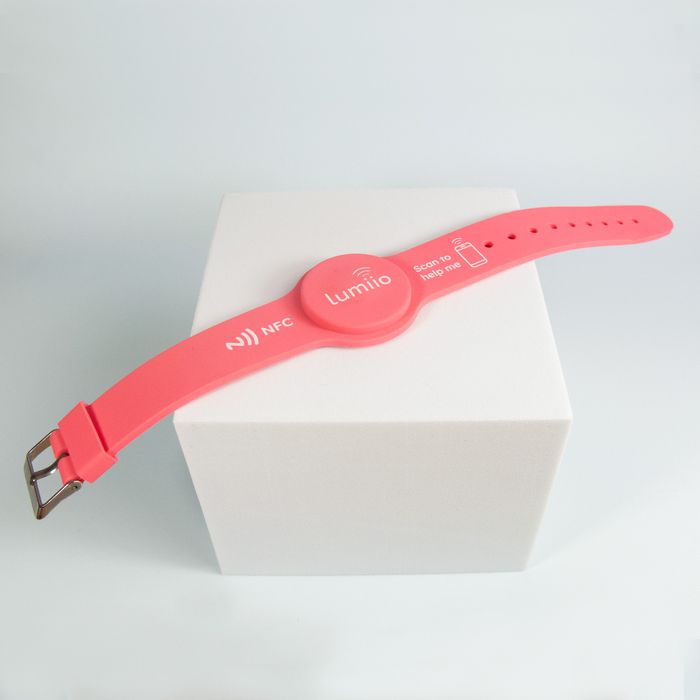 Soft Touch Wristband-  Pink Lumiio