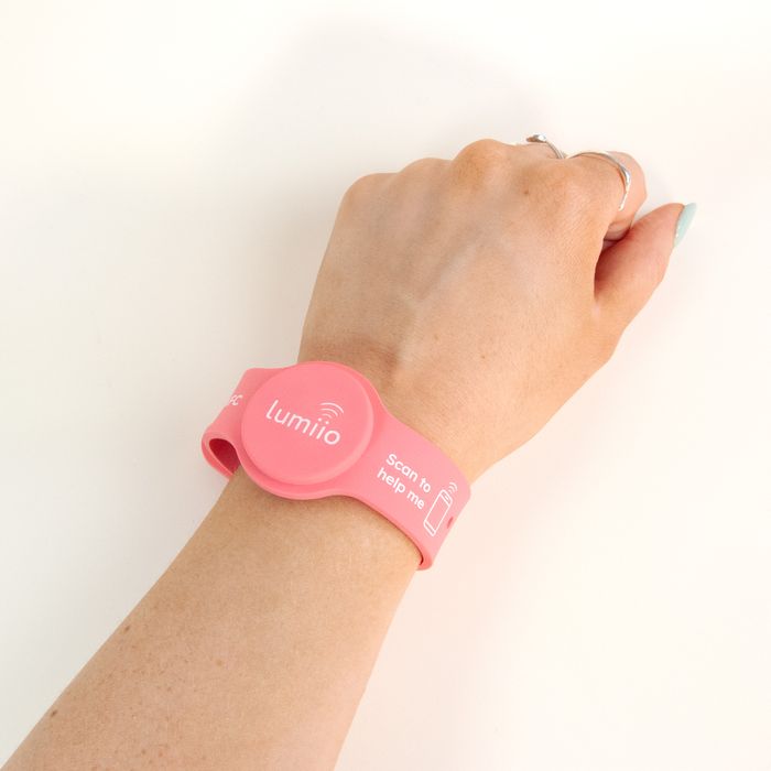 Soft Touch Wristband-  Pink Lumiio