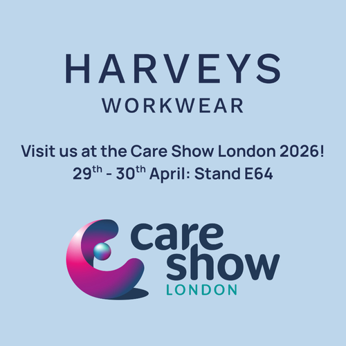 Harveys Workwear: Meet us at the London Care Show 2026!