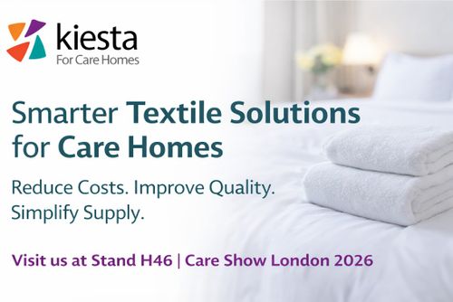 Kiesta Care to Showcase Cost-Effective Textile Solutions at Care Show London 2026