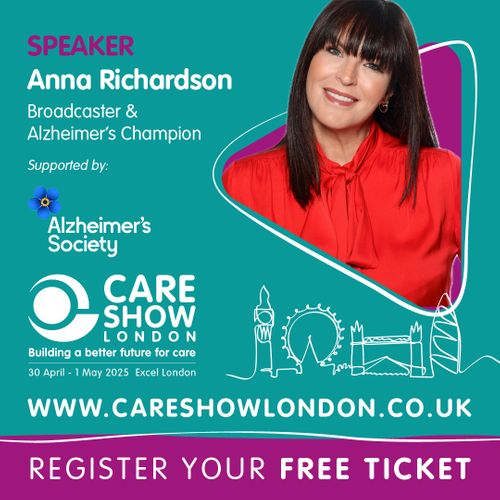 Anna Richardson announced as first headline speaker at Care Show London 2025 with exclusive fireside chat on dementia