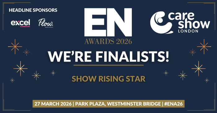Care Show London has been shortlisted for Show Rising Star Award at the EN Awards 2026