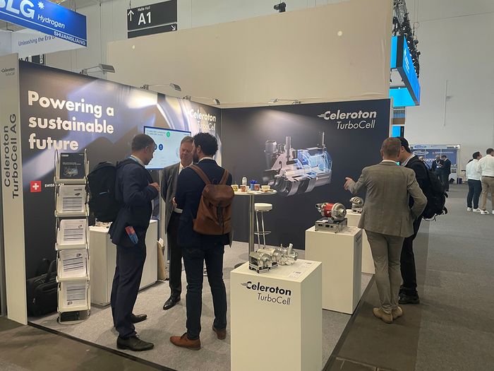 Celeroton TurboCell presents complete portfolio of air-bearing fuel cell compressors at Hydrogen World Expo