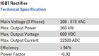 IGBT rectifier for hydrogen applications