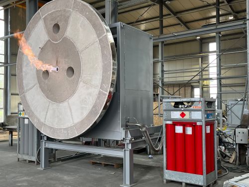 H2 ladle and preheater